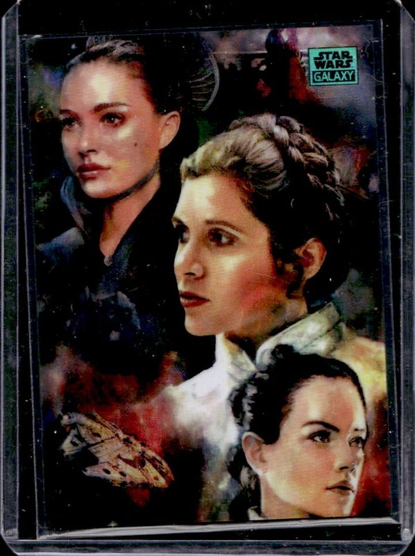 2024 Topps Chrome Star Wars Galaxy #47 Aqua Lava Refractor /175