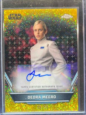 2024 Topps Star Wars Hyperspace #A-DE Autographs - Gold Galactic Dust Refractor /50