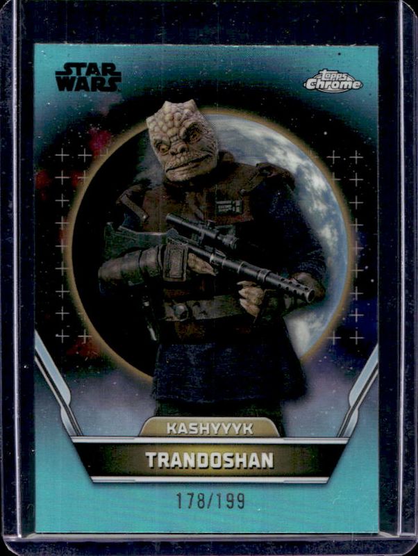 2024 Topps Star Wars Hyperspace #65 Aqua Refractor /199