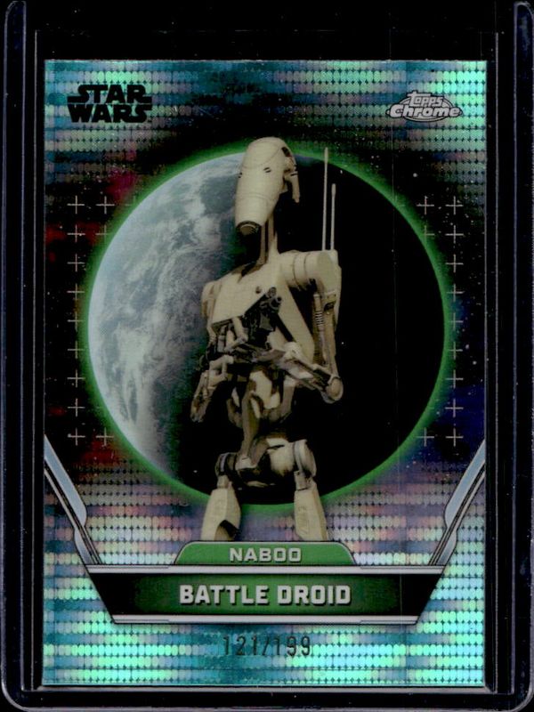 2024 Topps Star Wars Hyperspace #55 Aqua Sonar Refractor /199