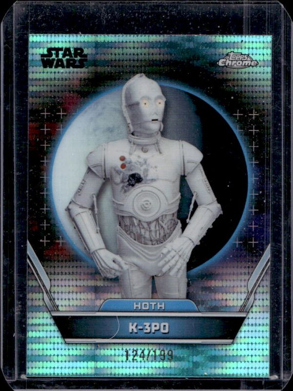 2024 Topps Star Wars Hyperspace #28 Aqua Sonar Refractor /199