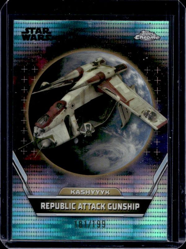 2024 Topps Star Wars Hyperspace #5 Aqua Sonar Refractor /199