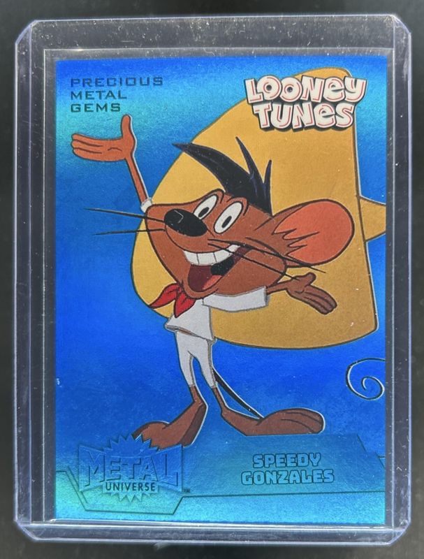 2024 Fleer Retro Looney Tunes #MU-15 Metal Universe Precious Metal Gems Blue /50