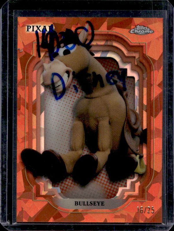 Bullseye 2024 Topps Chrome Disney Sapphire Edition #68 Orange