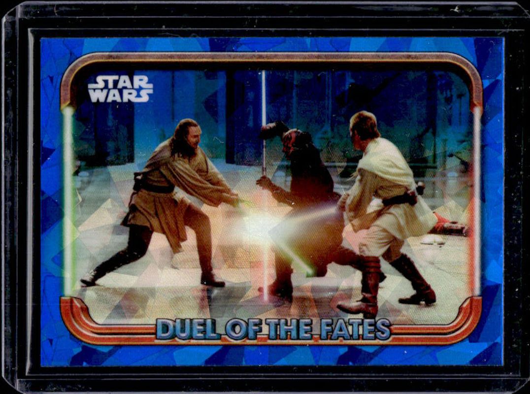 2024 Topps Chrome Sapphire Edition Star Wars: The Phantom Menace #DF-3 Duel of the Fates