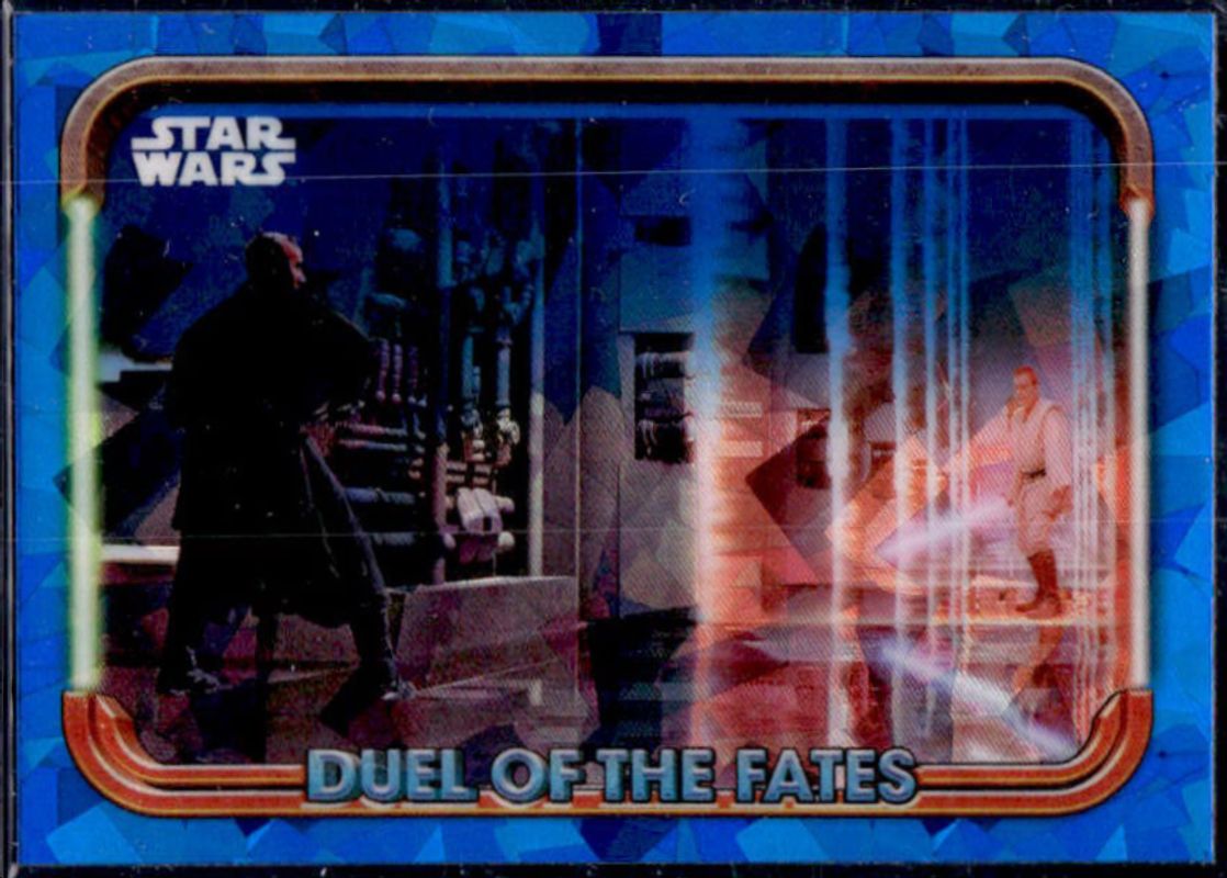 2024 Topps Chrome Sapphire Edition Star Wars: The Phantom Menace #DF-12 Duel of the Fates