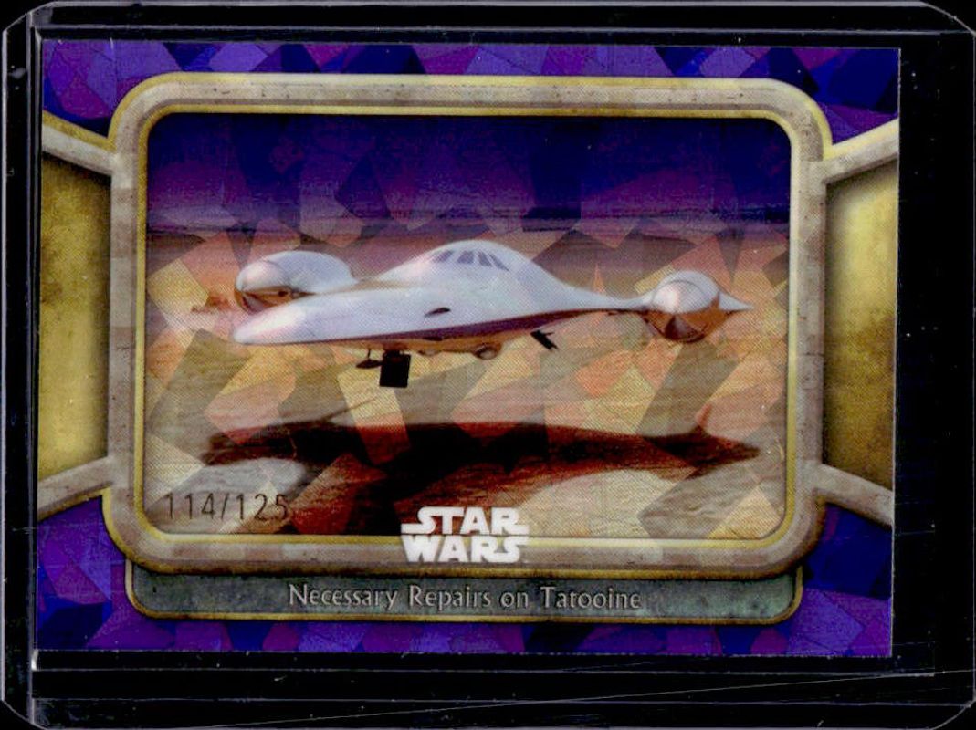 2024 Topps Chrome Sapphire Edition Star Wars: The Phantom Menace #28 Purple /125