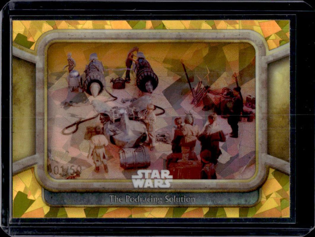 2024 Topps Chrome Sapphire Edition Star Wars: The Phantom Menace #39 Gold /50