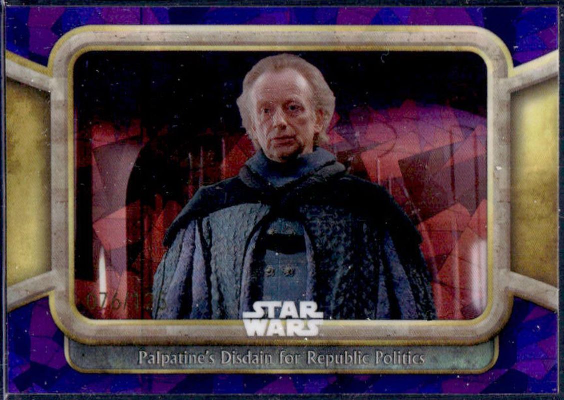 2024 Topps Chrome Sapphire Edition Star Wars: The Phantom Menace #57 Purple /125