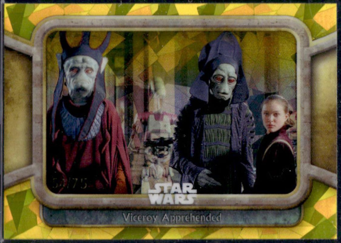 2024 Topps Chrome Sapphire Edition Star Wars: The Phantom Menace #92 Yellow /75