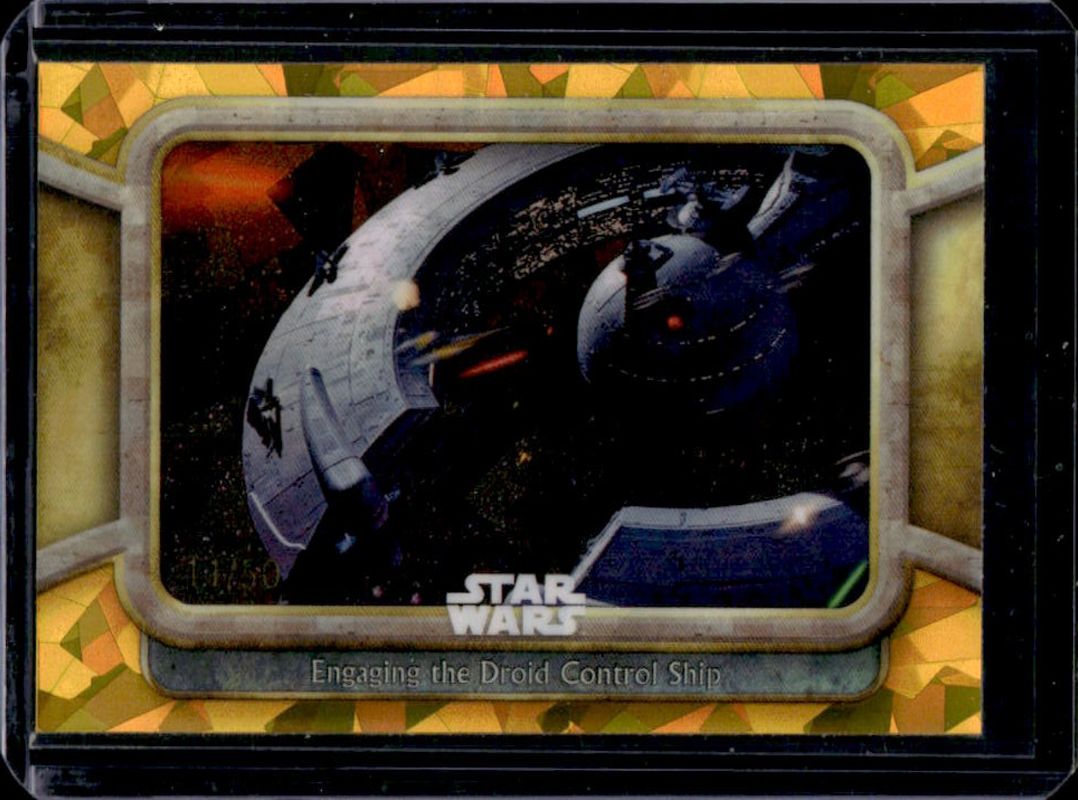 2024 Topps Chrome Sapphire Edition Star Wars: The Phantom Menace #78 Gold /50