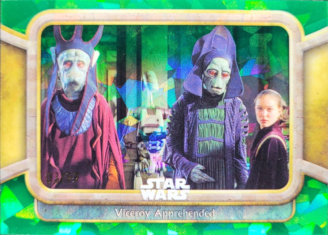 2024 Topps Chrome Sapphire Edition Star Wars: The Phantom Menace #92 Green /99