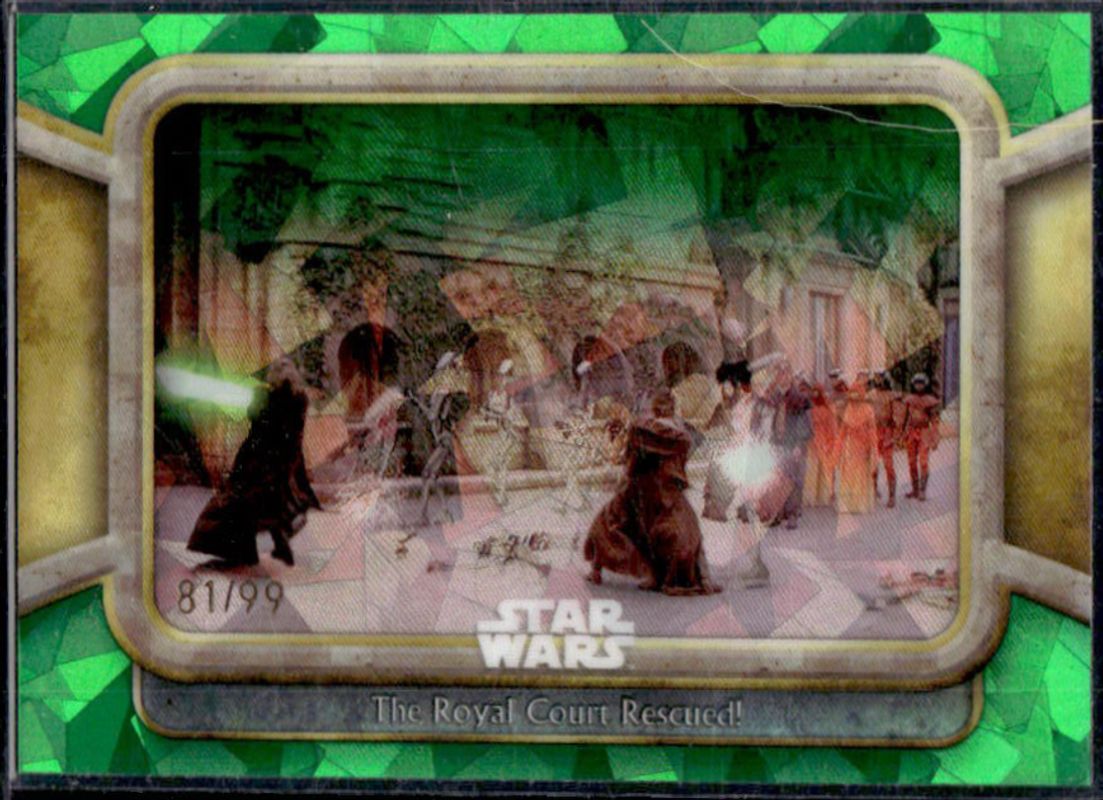 2024 Topps Chrome Sapphire Edition Star Wars: The Phantom Menace #24 Green /99