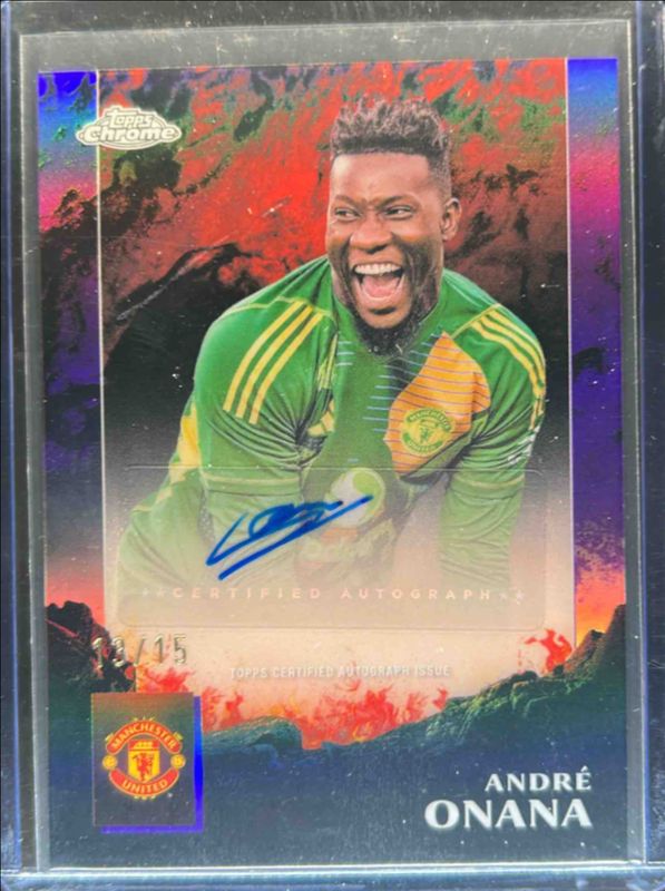 2024 Topps Chrome Manchester United Deluxe #SD-AO Speak of the Devil - Purple Refractor /15