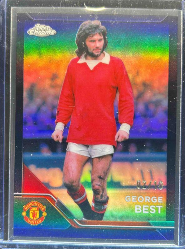 2024 Topps Chrome Manchester United Deluxe #MC-23 Chrome - Black Refractor /10