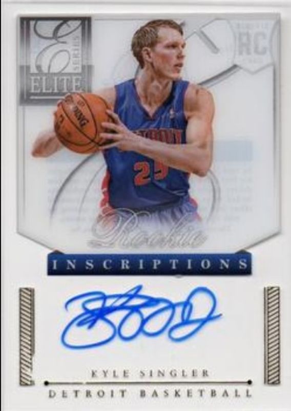 2012 Elite Series #16 Rookie Inscriptions Autographs