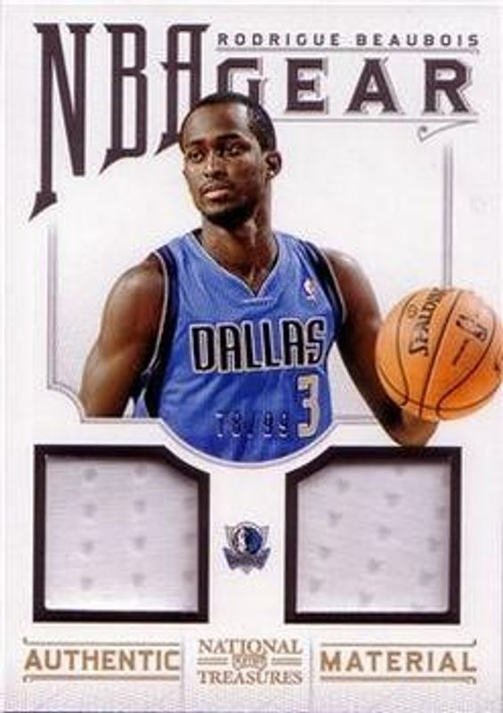 2012 National Treasures #27 NBA Gear Dual /99