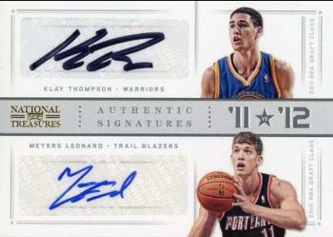 2012 National Treasures #11 11 vs. 12 Signatures - Gold /25