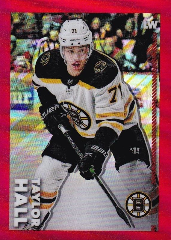 2022 Topps Chrome NHL Sticker Collection #42 Red Refractor /5