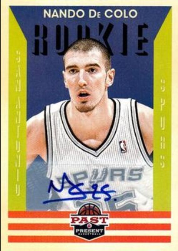 2012 Past & Present #218 Signatures