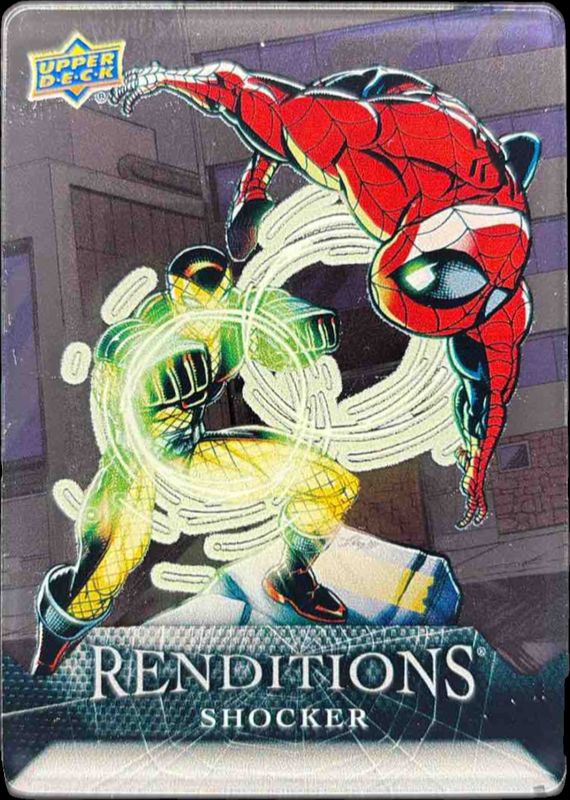 2024 Upper Deck Marvel Spider-Man Renditions #16 Plexiglass /50