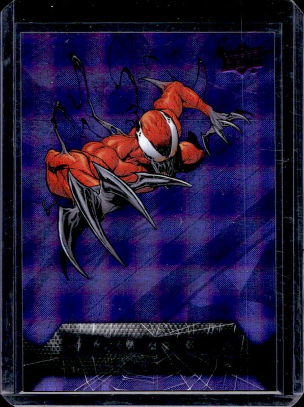 2024 Upper Deck Marvel Spider-Man Renditions #21 Kingpin Purple Tie /99