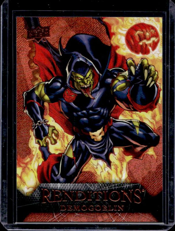 2024 Upper Deck Marvel Spider-Man Renditions #15 Hobgoblin Orange /299