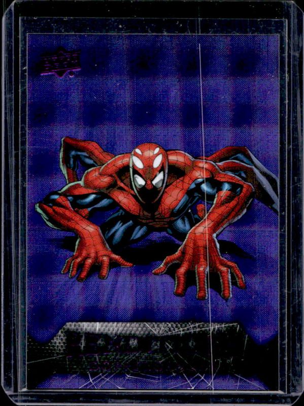 2024 Upper Deck Marvel Spider-Man Renditions #12 Kingpin Purple Tie /99