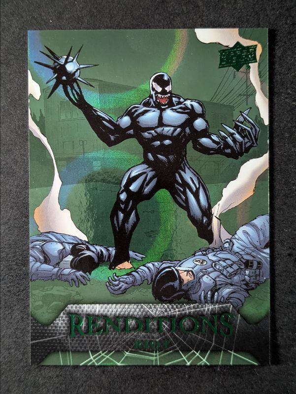 2024 Upper Deck Marvel Spider-Man Renditions #26 Goblin Green /399