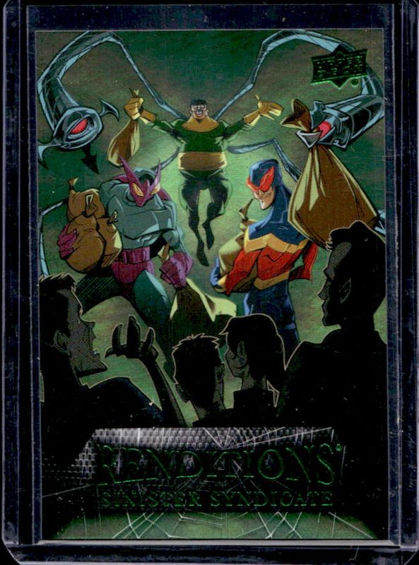 2024 Upper Deck Marvel Spider-Man Renditions #71 Goblin Green /399