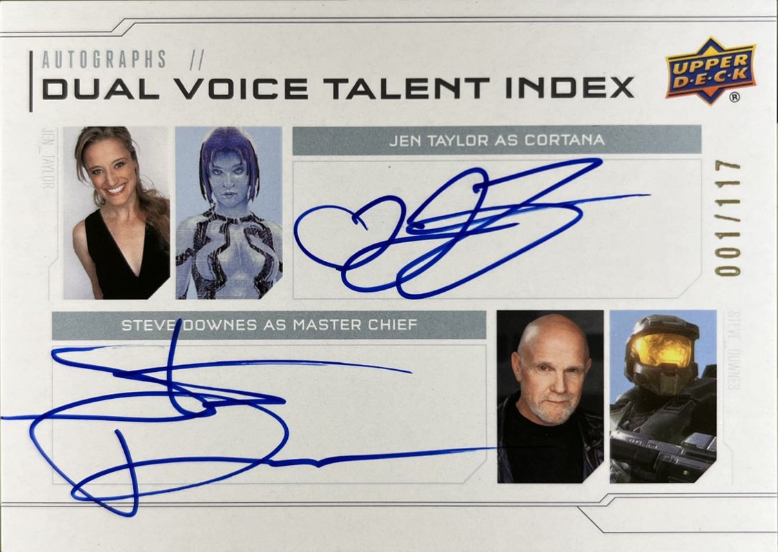 2024 Upper Deck Halo Legacy Collection #DV-TD Dual Voice Talent Index /117
