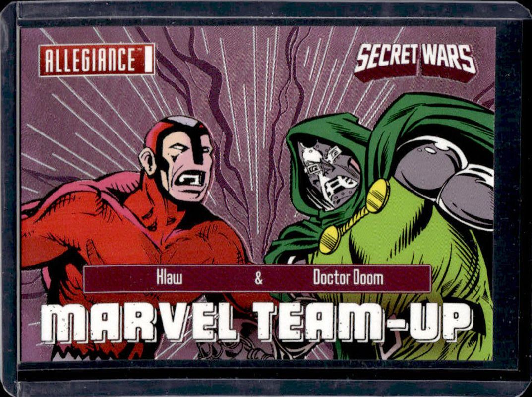 2024 Upper Deck Marvel Allegiance Secret Wars #TU-2 Marvel Team Up