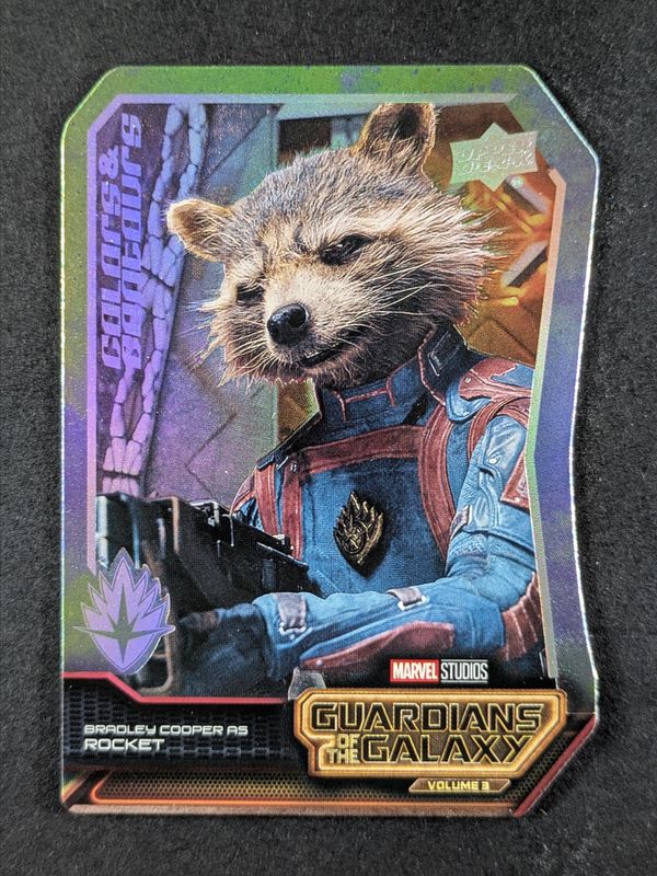 2024 Upper Deck Marvel Guardians of the Galaxy Volume 3 #CC-7 Colors & Contours - Green /25