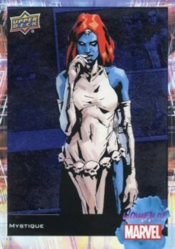 2024 Upper Deck Women of Marvel #51 Foil Lt Fx Blue