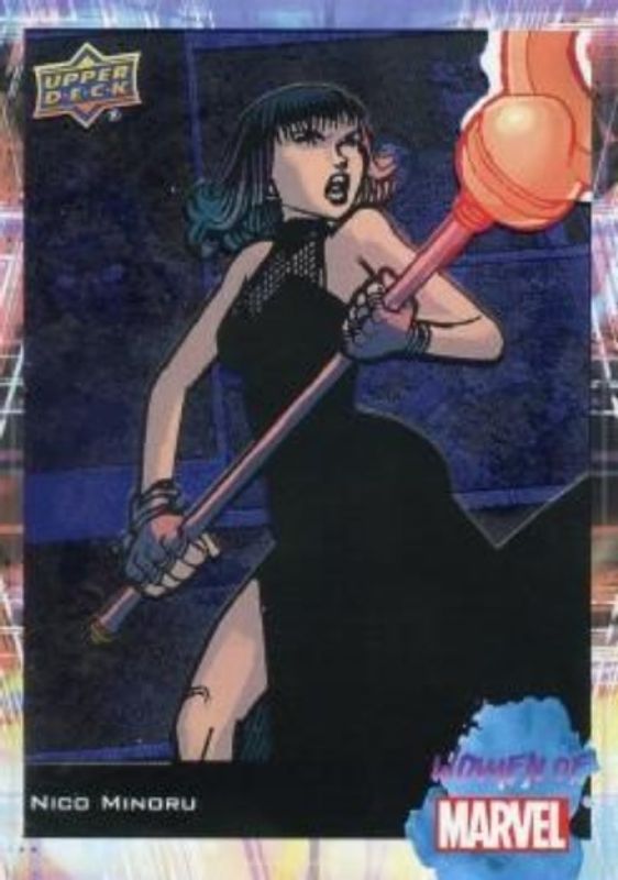 2024 Upper Deck Women of Marvel #61 Foil Lt Fx Blue