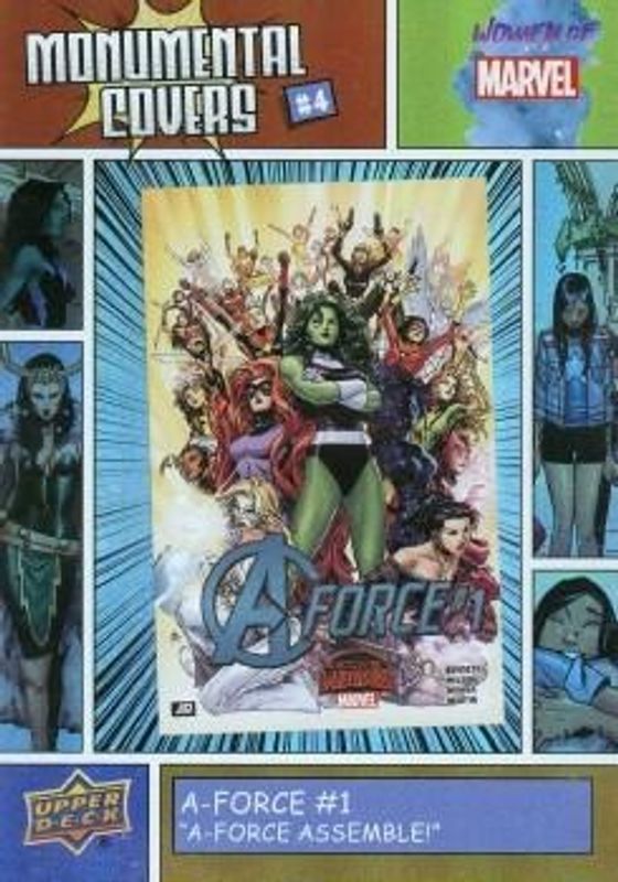 2024 Upper Deck Women of Marvel #BI-4 Monumental Covers