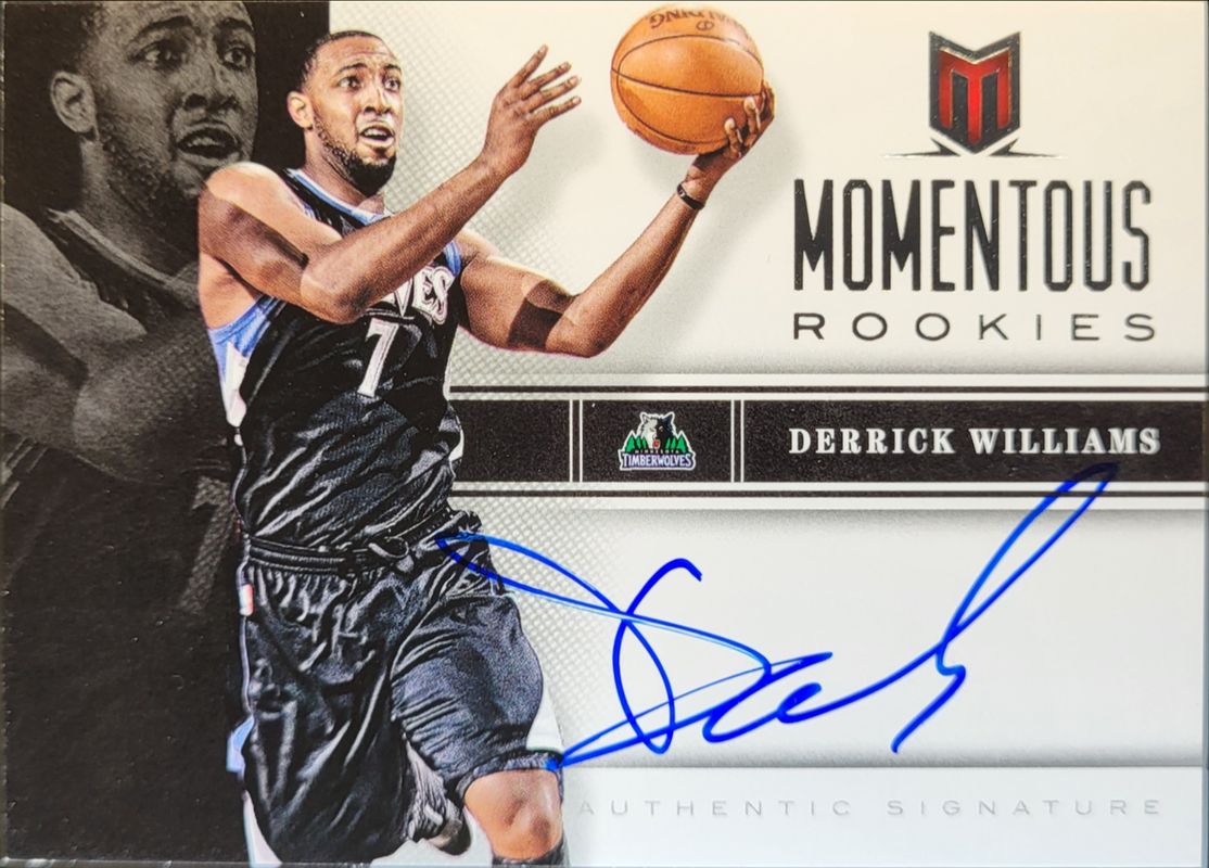 2012 Momentum #44 Momentous Rookies Autographs