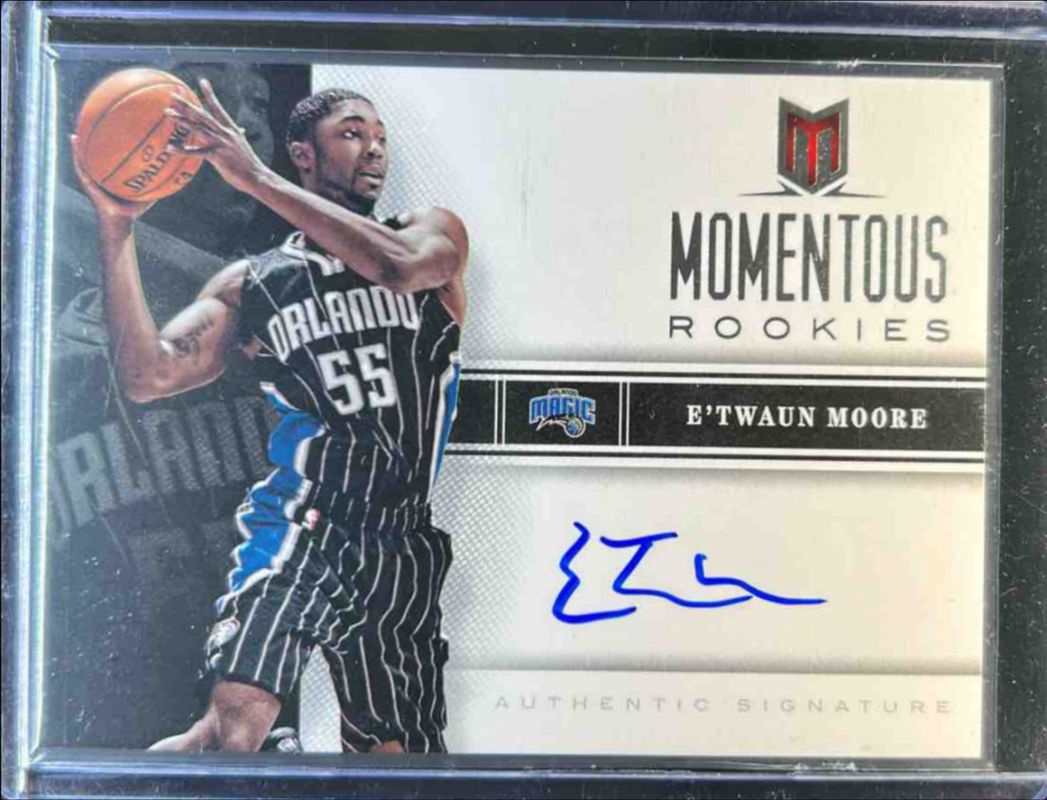 2012 Momentum #5 Momentous Rookies Autographs
