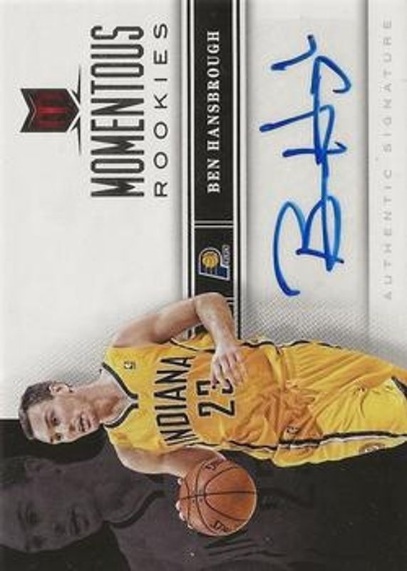2012 Momentum #74 Momentous Rookies Autographs