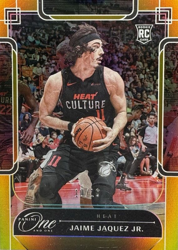 Jaime Jaquez Jr. 2023 One and One #101 Gold /10 Rookie RAW