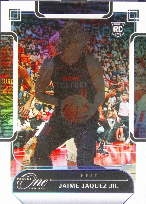Jaime Jaquez Jr. 2023 One and One #101 White FOTL /7 Rookie RAW