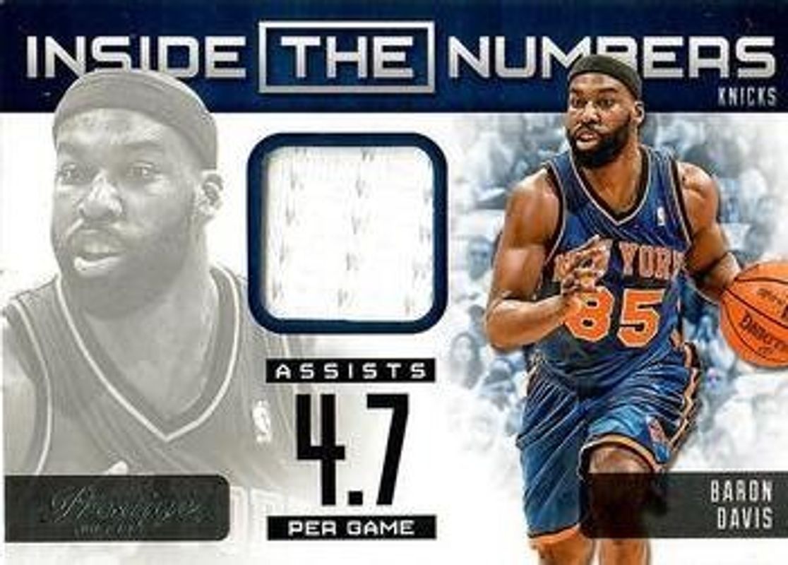 2012 Prestige #48 Inside the Numbers - Materials