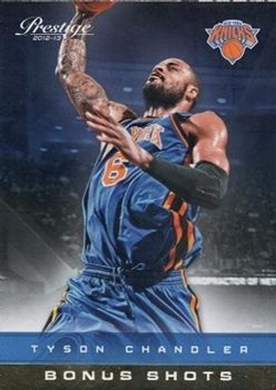 Tyson Chandler 2012 Prestige #26 Bonus Shots Gold /249 Price Guide