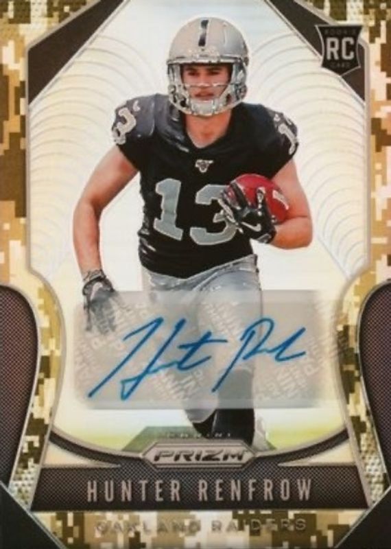 2019 Prizm #357 Rookie Autographs - Camo /25