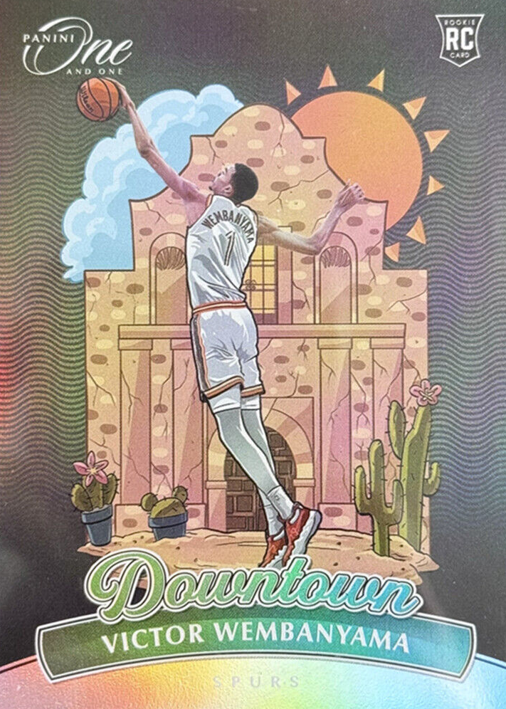 ワンオブワン　ウエンバンヤマ　ウェンバニャマ　RCカード Victor Wembanyama 2023-24 Panini NBA Debut Rookie Card 1 of