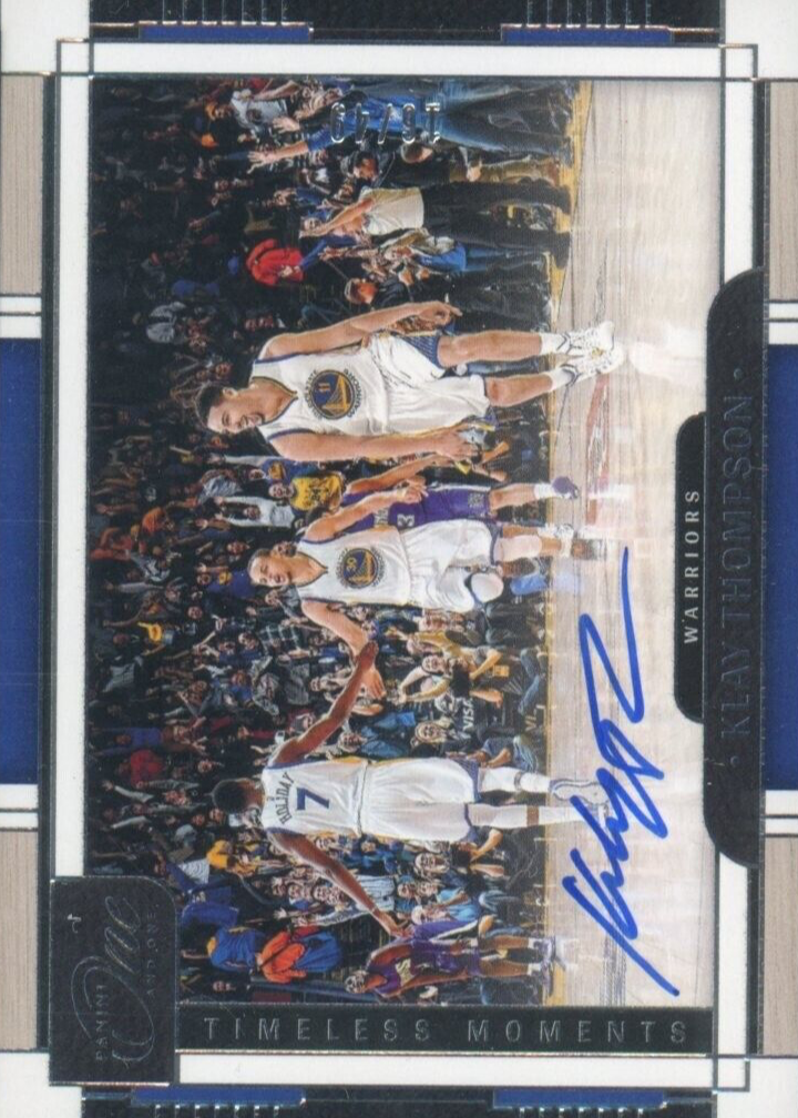 Klay Thompson 2023 One and One #TMA-KLT Timeless Moments