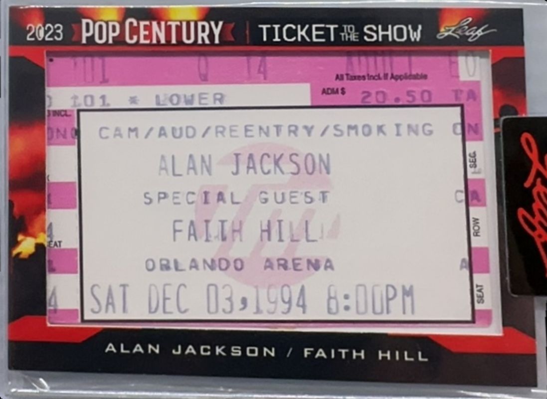 2023 Leaf Metal Pop Century #TS-10 Ticket to the Show Relics