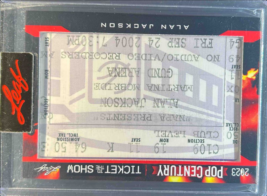 2023 Leaf Metal Pop Century #TS-9 Ticket to the Show Relics