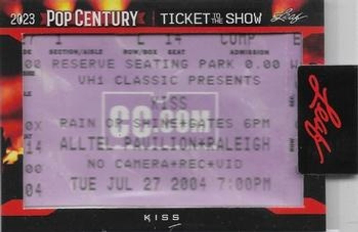 2023 Leaf Metal Pop Century #TS-340 Ticket to the Show Relics