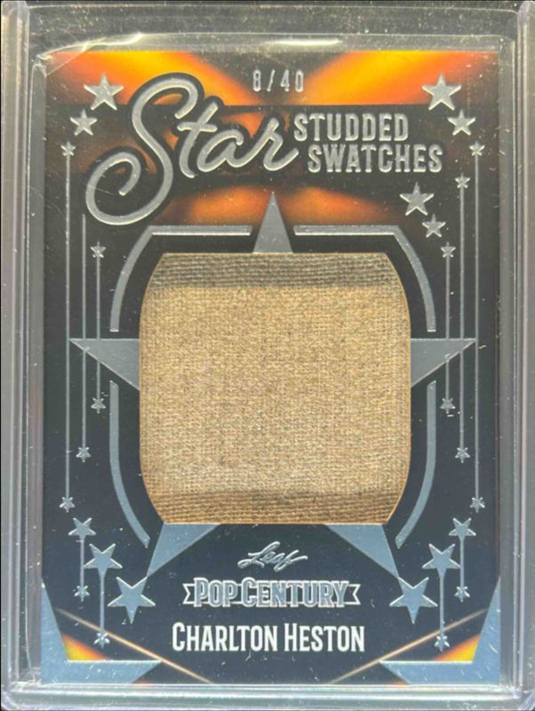 2023 Leaf Metal Pop Century #SSS-15 Star Studded Swatches Silver /40